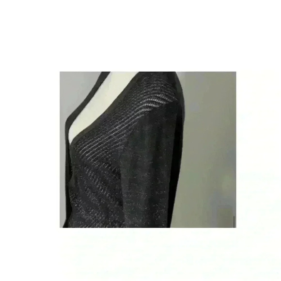 Plenty by Tracy Reese sparkle long line cardigan size L EUC - Picture 7 of 9